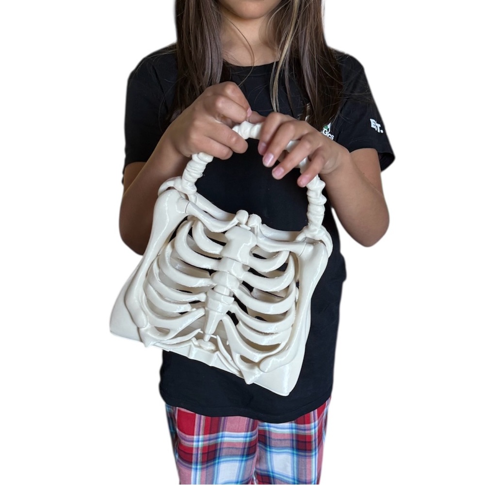 Skeleton Ribcage Handbag